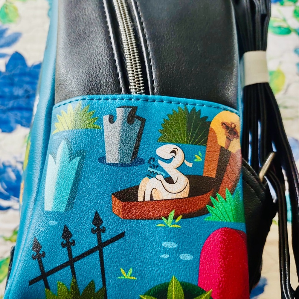 Loungefly Disney Haunted Mansion Ride Mini Backpack NWT - Picture 4 of 9